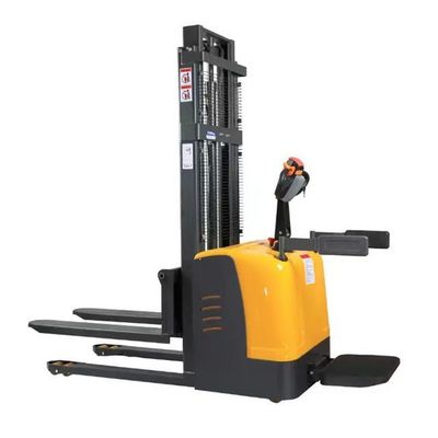 semi electric stacker 1000kg self lift loading stacker 1.5 ton electric pallet stacker