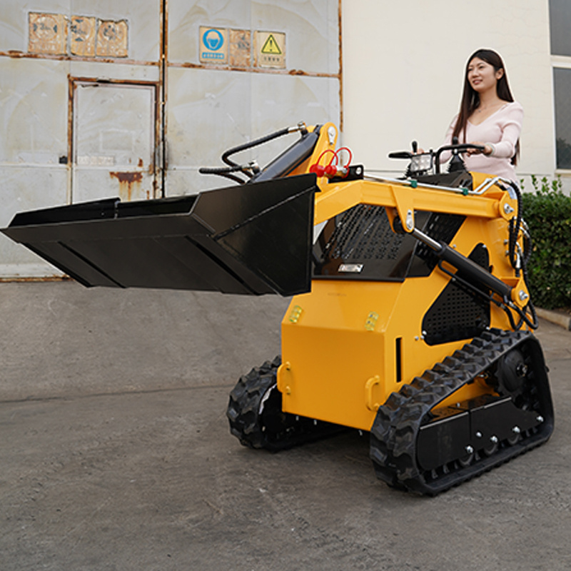 china mini  telescopic loader articulated wheel  loader small 400kg loader skid steer