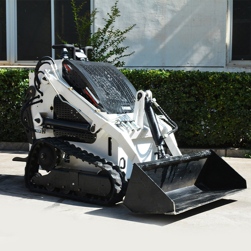 Free Shipping Price Cheap Skid Steer Loader With Track Mini Small Skid Steer Loader