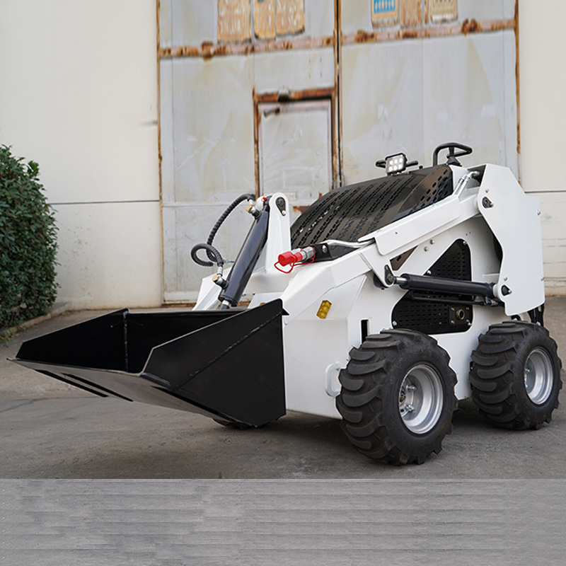 china mini  telescopic loader articulated wheel  loader small 400kg loader skid steer