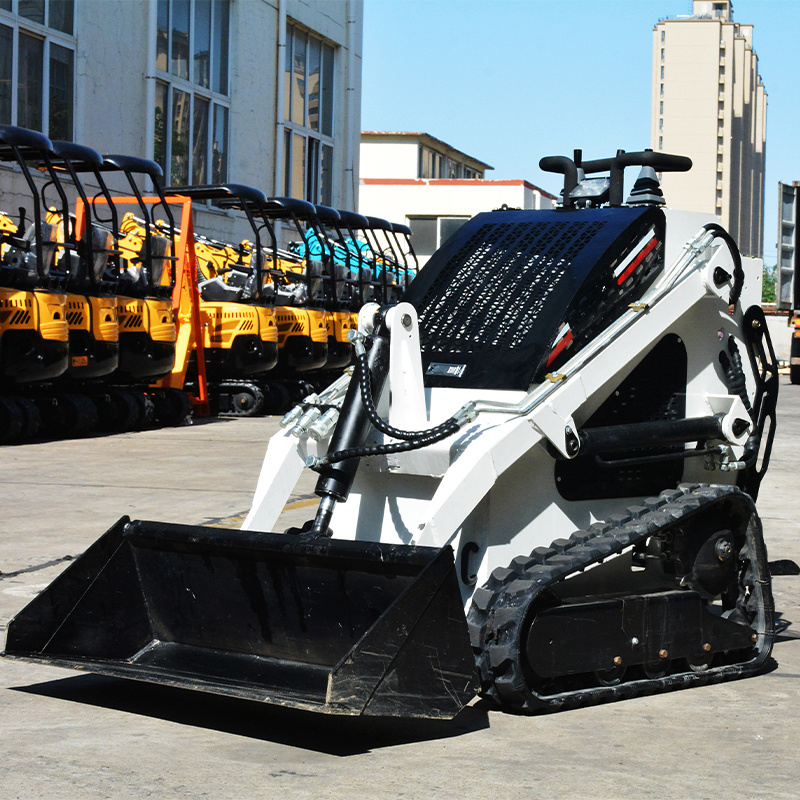 Free Shipping Price Cheap Skid Steer Loader With Track Mini Small Skid Steer Loader