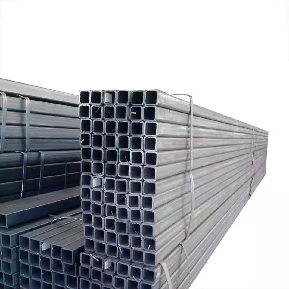 30 gauge 2x3 2x4 3 3.5 inch 3/4 3/8 square pipes galvanized rectangular steel 6 inches pipe square tubing price in tons