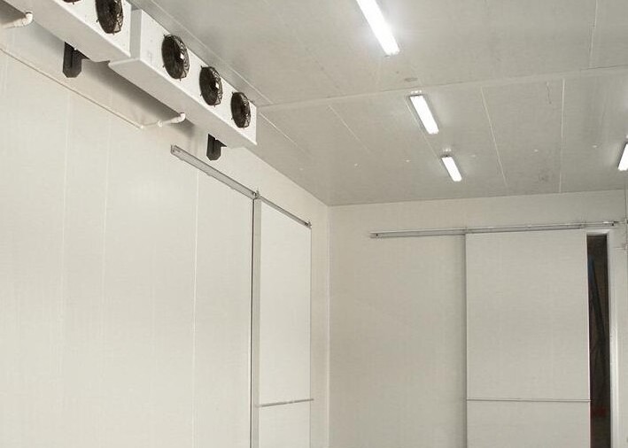 Modular quick freezer cold storage room for pig slaughterhouse