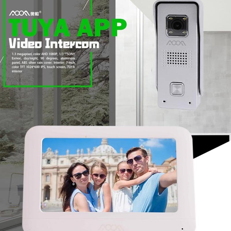 7 inch Mobile Phone Video Door Phone HD Intercom System Screen Monitor Door Entry System