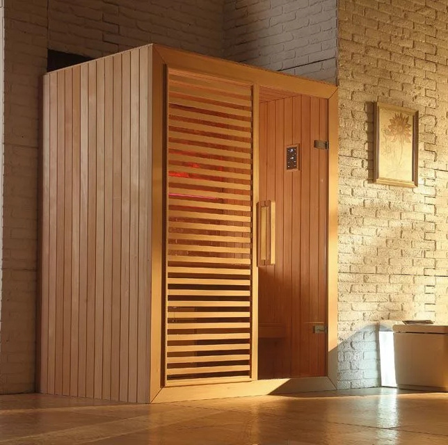 New Design Infrared Sauna 2 Person Dry and Steam Sauna Room