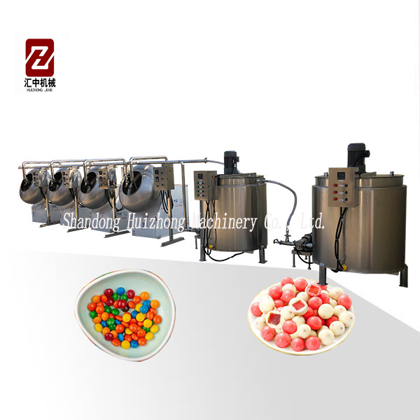 Fully automatic drum sugar coating machine Nut/seed/peanut coating machine