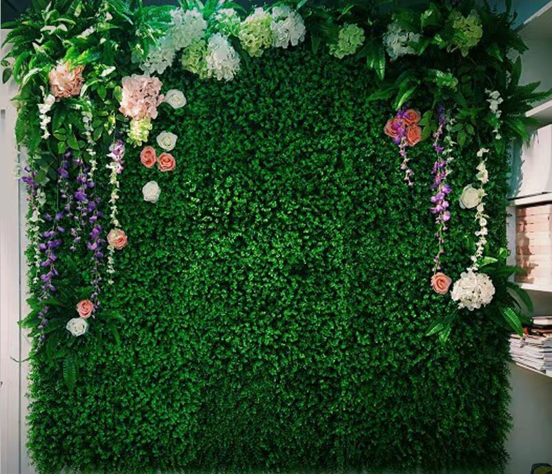 Tropical Jungle Style Artificial Plant Greenery Backdrop  Hang Plant Leaf Wall  Decoration Fence Green Wall Decor