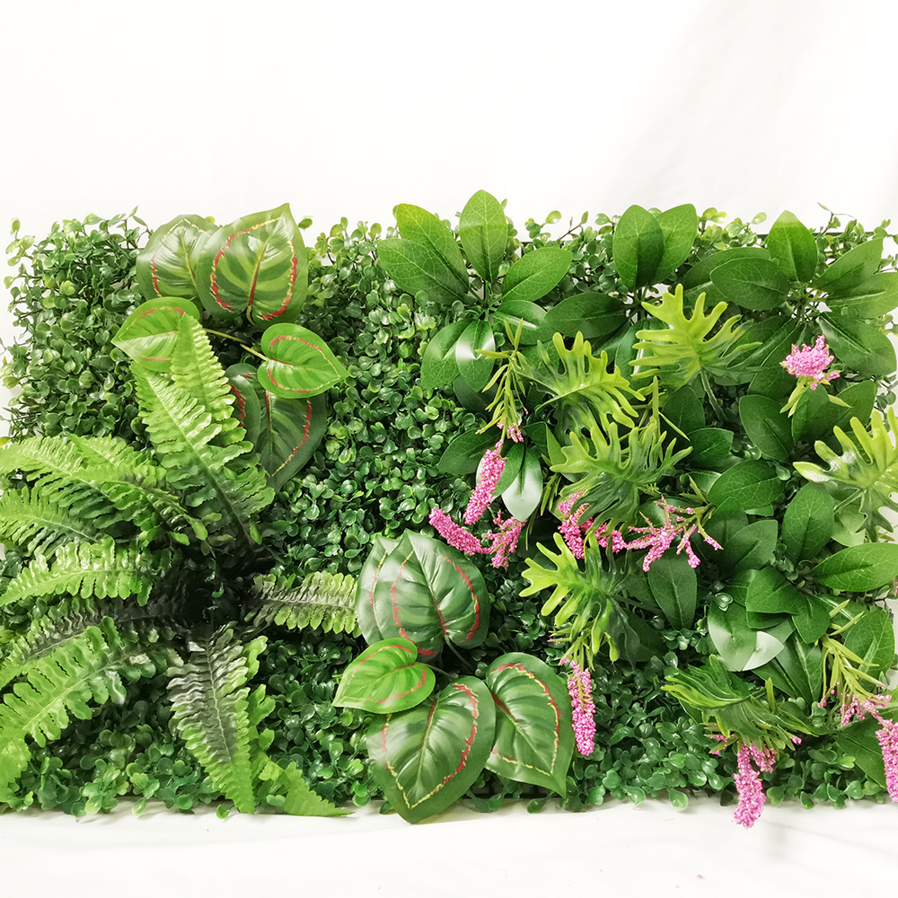 Tropical Jungle Style Artificial Plant Greenery Backdrop  Hang Plant Leaf Wall  Decoration Fence Green Wall Decor