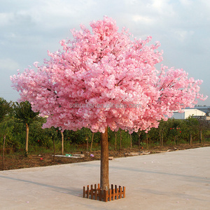 Indoor outdoor Customized Table Centerpiece White Pink Sakura Artificial Flower Cherry Blossom Tree For Wedding Decor