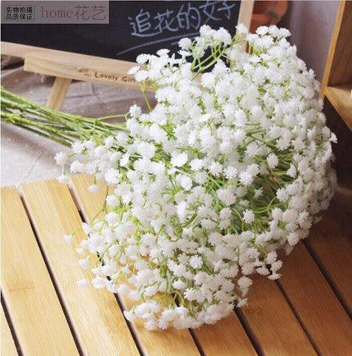 wholesale green wedding decoration silk fake white babies babys breath bouquet gypsophila bulk baby breath flower artificial