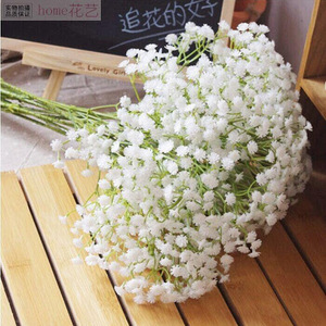 wholesale green wedding decoration silk fake white babies babys breath bouquet gypsophila bulk baby breath flower artificial