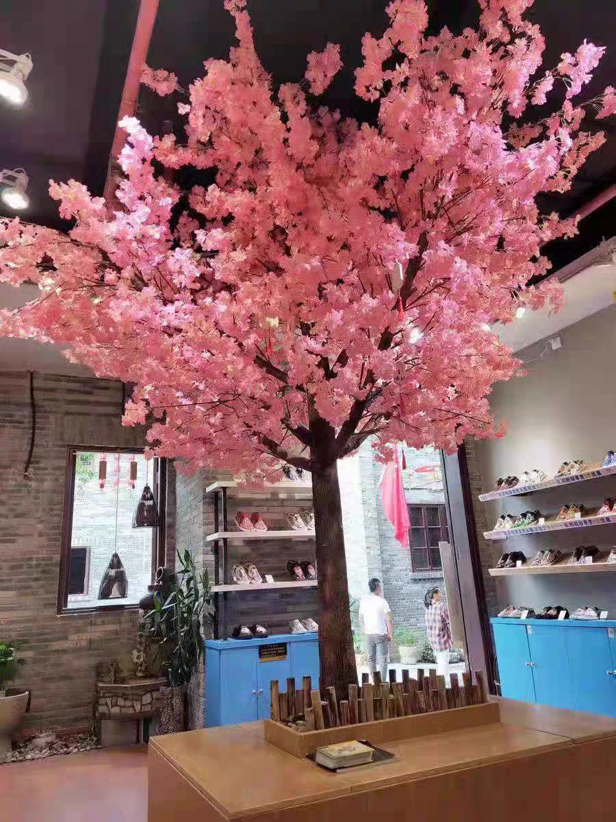 Indoor Cherry Blossom Plants Trees Flower Willow Large Decoration Wisteria Wedding Centerpiece Tree Artificial