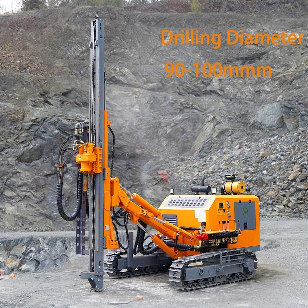 HENGWANG DTH geotechnical mine drill rigs diamond core borehole drilling rig machine generation for the dimension stone