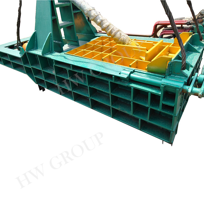 Waste iron compactor machine used scrap metal baling press machine