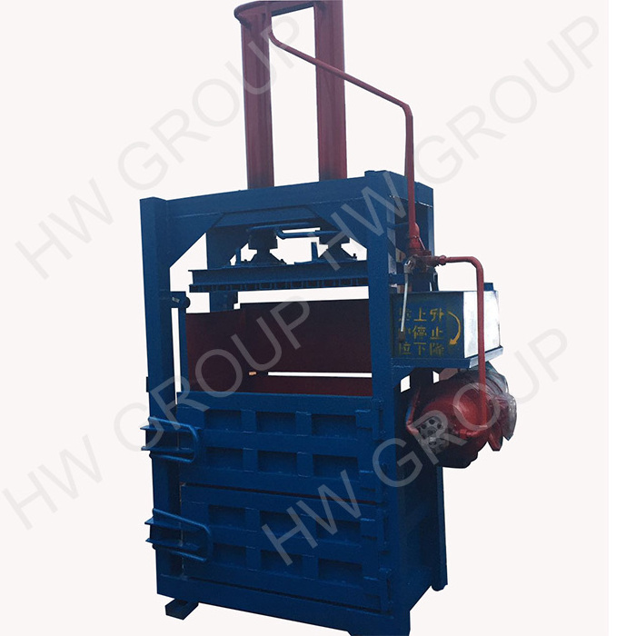 compressed hydraulic baler machine /tire hay waste paper plastic baler machine