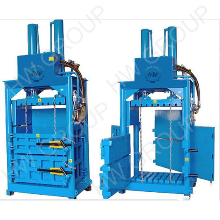 compressed hydraulic baler machine /tire hay waste paper plastic baler machine