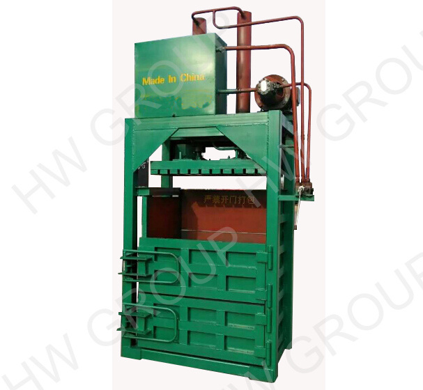 compressed hydraulic baler machine /tire hay waste paper plastic baler machine