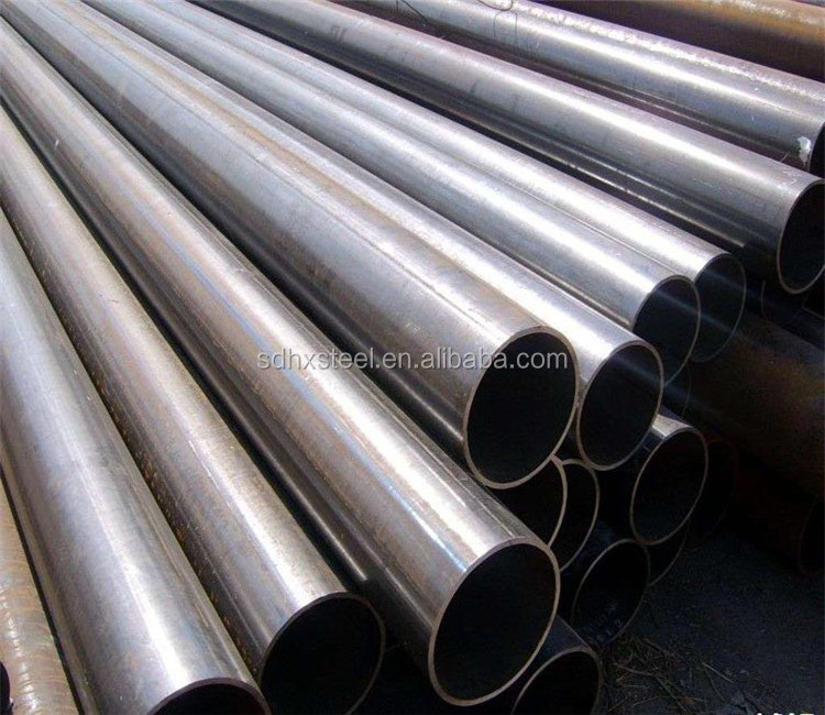 cheap price ERW black round steel pipe dn200 welded steel pipe