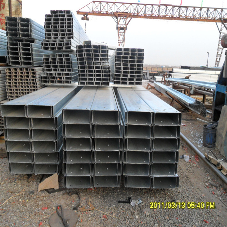 Hot Dipped Galvanized Steel Strut Channel C Channel c purlin factory price