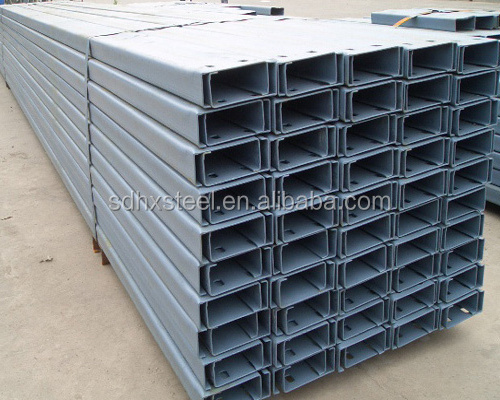 electrical slotted steel c channel weight size