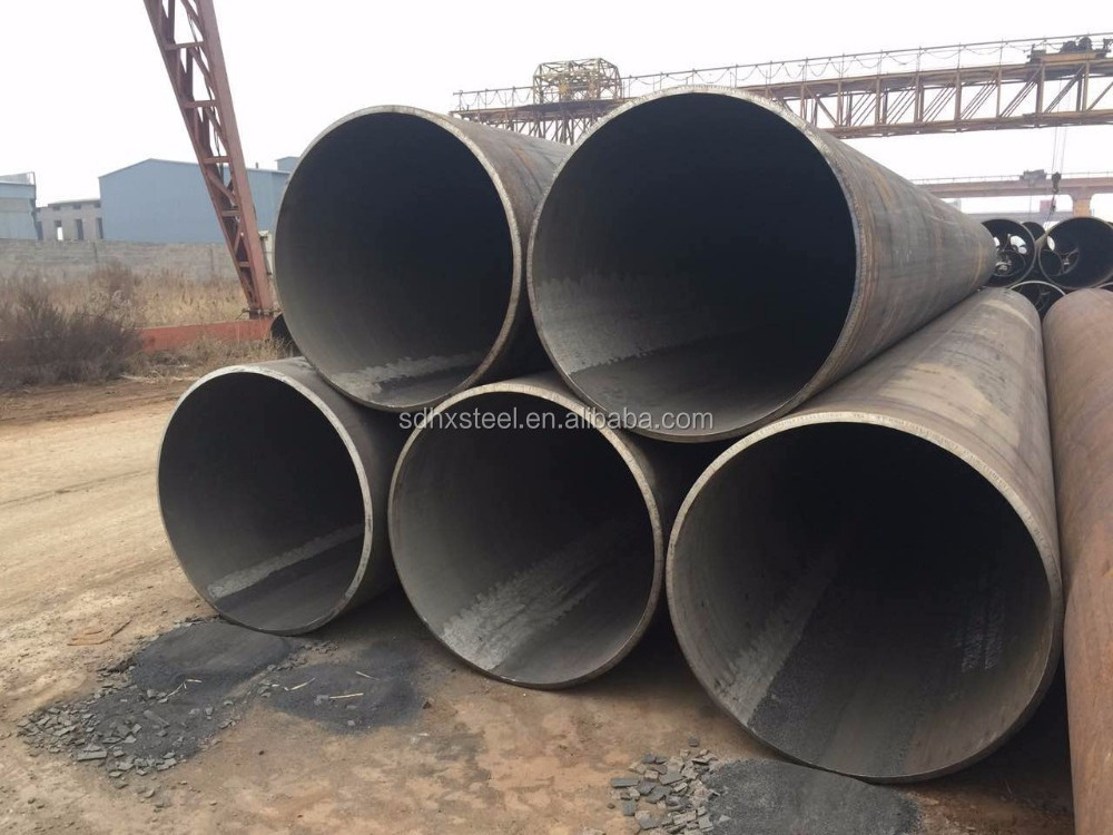 cheap price ERW black round steel pipe dn200 welded steel pipe