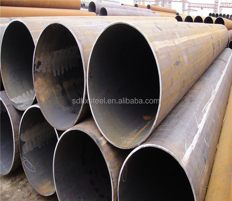 cheap price ERW black round steel pipe dn200 welded steel pipe