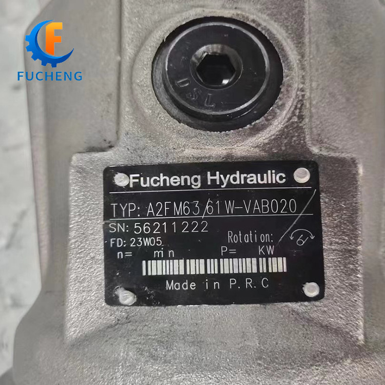 Rexroth bent axis hydraulic motor A2FM80/61W-VAB-020 3000 rpm axial piston fixed hydraulic motor from Fucheng