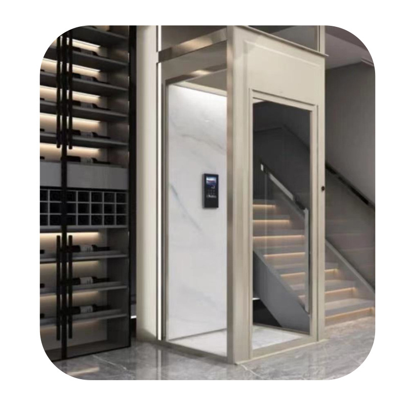 Hydraulic Elevator For One Person Home Elevator 2 Floor Customized villa elevator