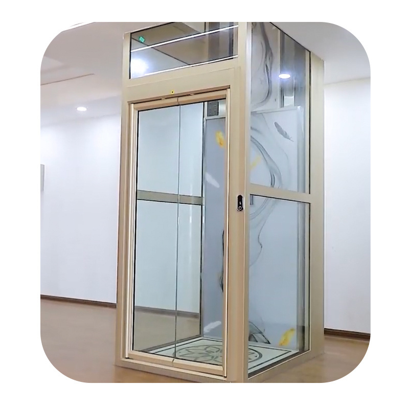 Indoor/Outdoor 2-4 Floors Cheap Home Elevator, Customized Villa Elevator, Lift for safety of houses