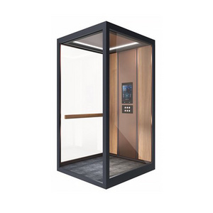 customized outdoor indoor vertical elevator panoramic home platform lift hydraulic glass home elevator for villa home private