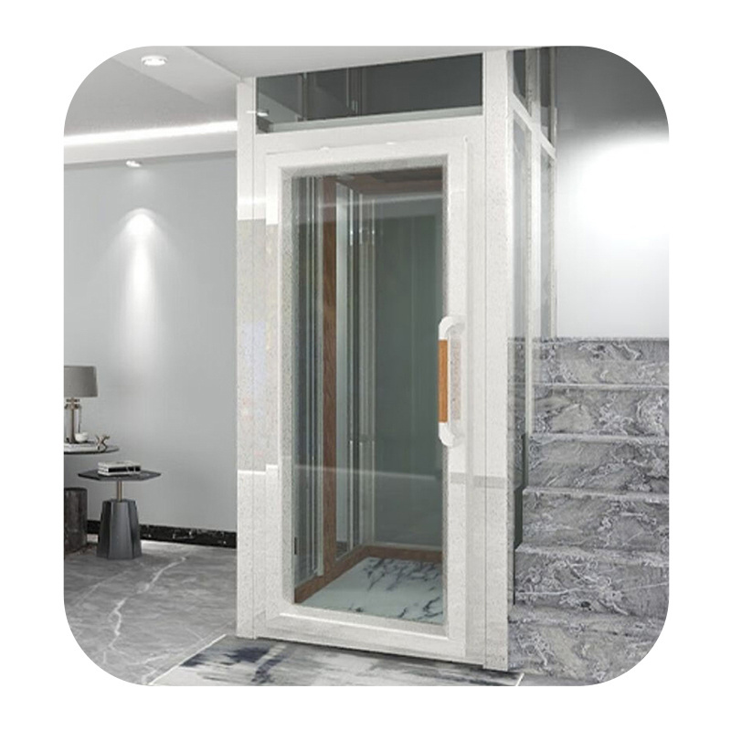 Residential Home Elevator Panoramic Glass Large Capacity  Passenger Elevator home villa elevator