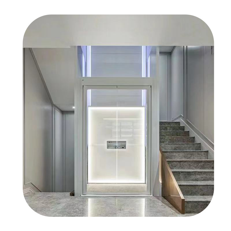 Hydraulic Elevator For One Person Home Elevator 2 Floor Customized villa elevator