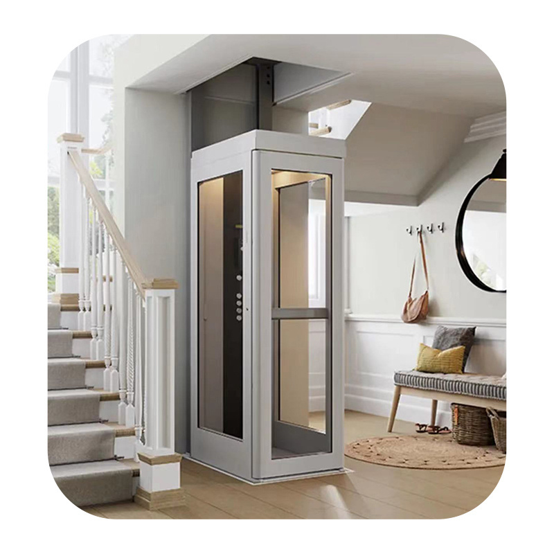 Outdoor Home Elevator Lift houses villa home elevators for 2-5 stories 400kg