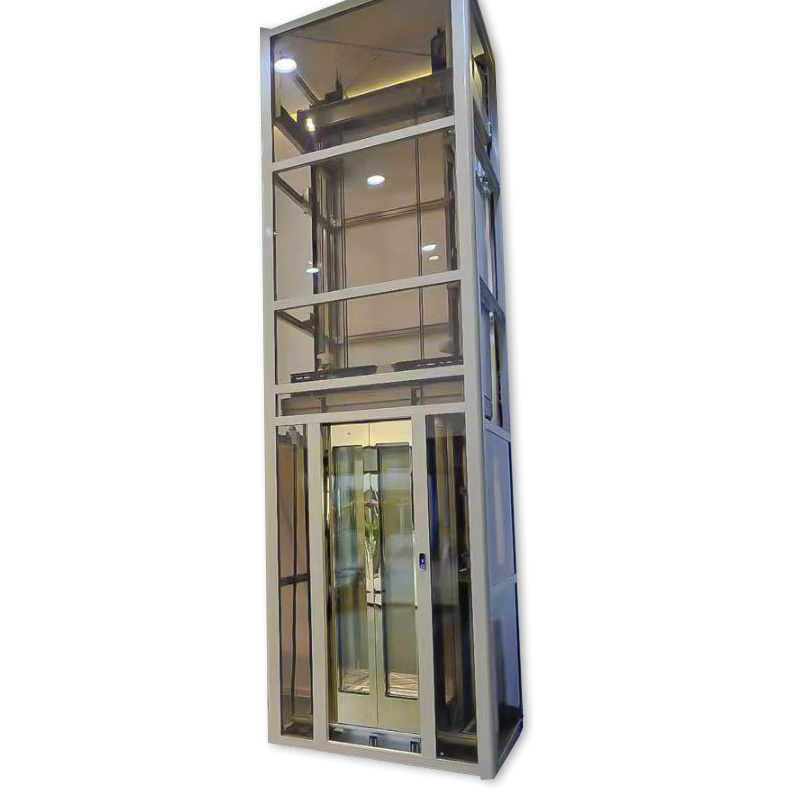 Customized small hydraulic house lifts indoor outdoor home elevators for  villa or apartment