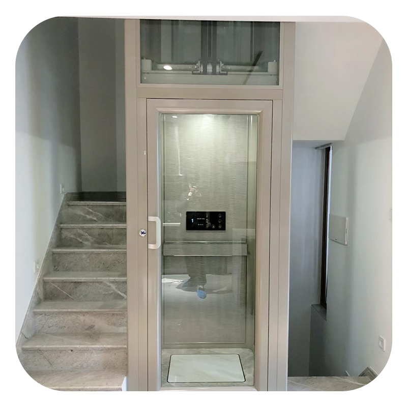 Indoor/Outdoor 2-4 Floors Cheap Home Elevator, Customized Villa Elevator, Lift for safety of houses