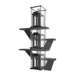 Customized small hydraulic house lifts indoor outdoor home elevators for  villa or apartment