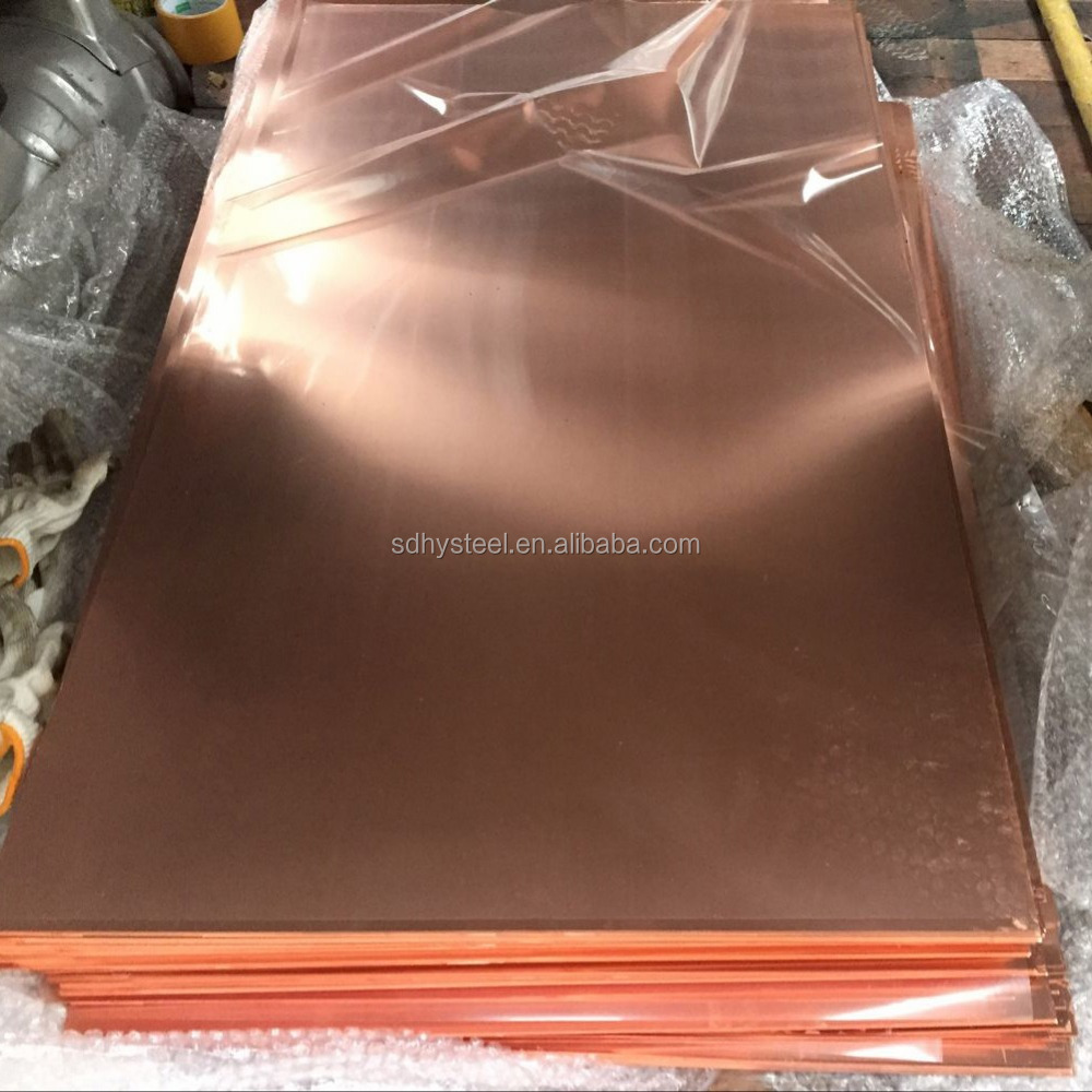 copper plate/sheet pure copper sheet wholesale price for red cooper sheet/plate