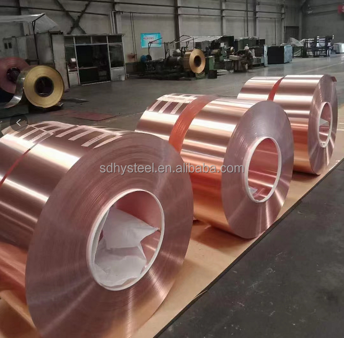 Thin Copper Foil For Lithium Batteries with Back Adhesive Conductive Copper Strip Roll