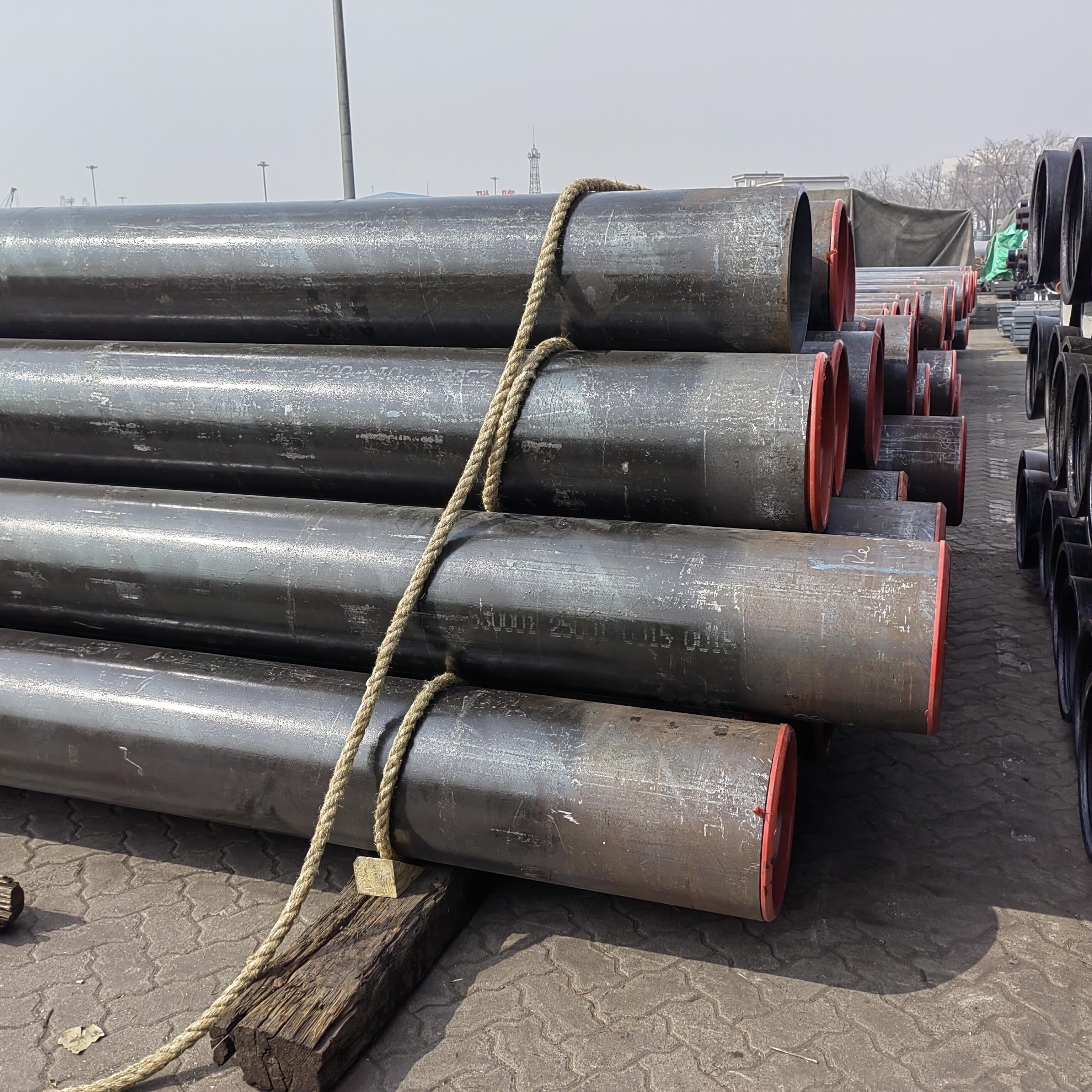 Factory Direct American European Standard ASME B36.10M ASTM API 5L API 5CT Carbon Steel A106 Seamless Welded Pipe Drilling 6m