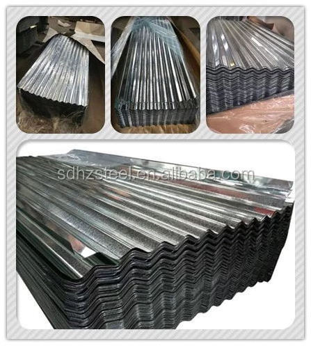 Aluzinc Corrugated Roof Tiles GL Steel Prepainted Galvalume Trapezoidal Roofing Sheet