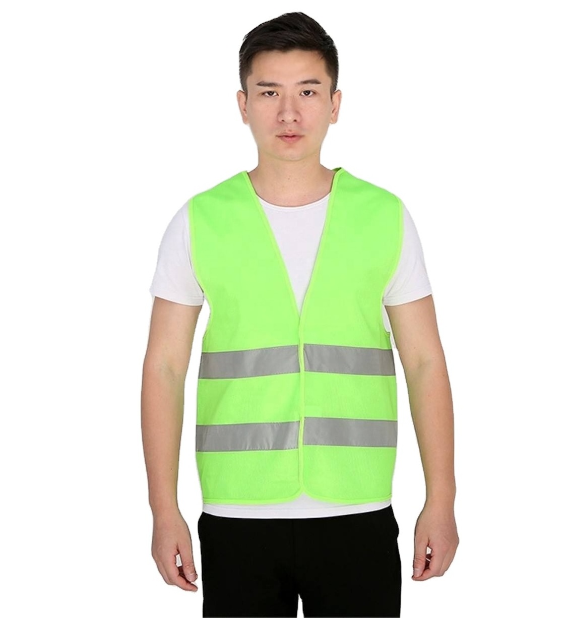 Popular reflective safety running vest for men women reflective vest adjustable new reflective safety running vest