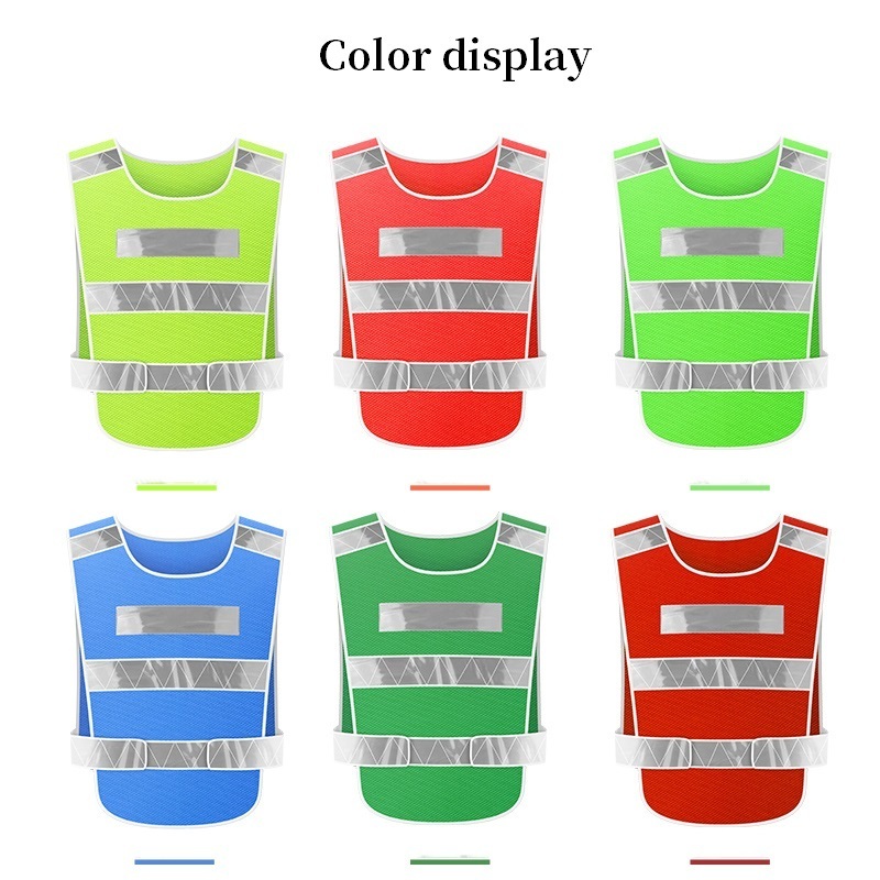 Popular reflective safety running vest for men women reflective vest adjustable new reflective safety running vest