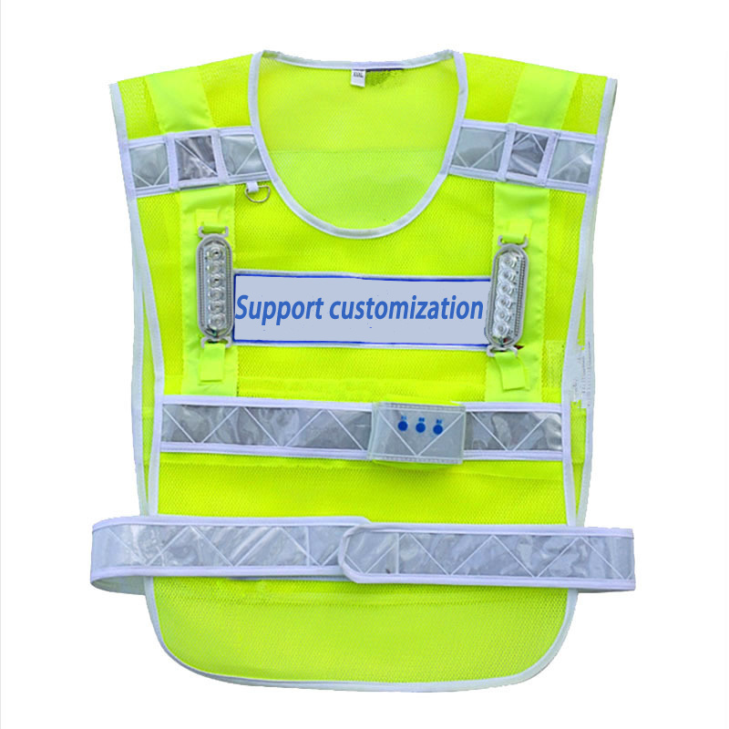 High Visibility Reflective Safety Vests Traffic Construction Vest With Functional Pockets