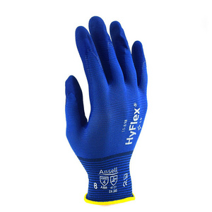 Top Quality Wear Resistant Durable Tear-resistant Oil Water Proof 15g Nylon Spandex Nitrile Foam Coating Gloves