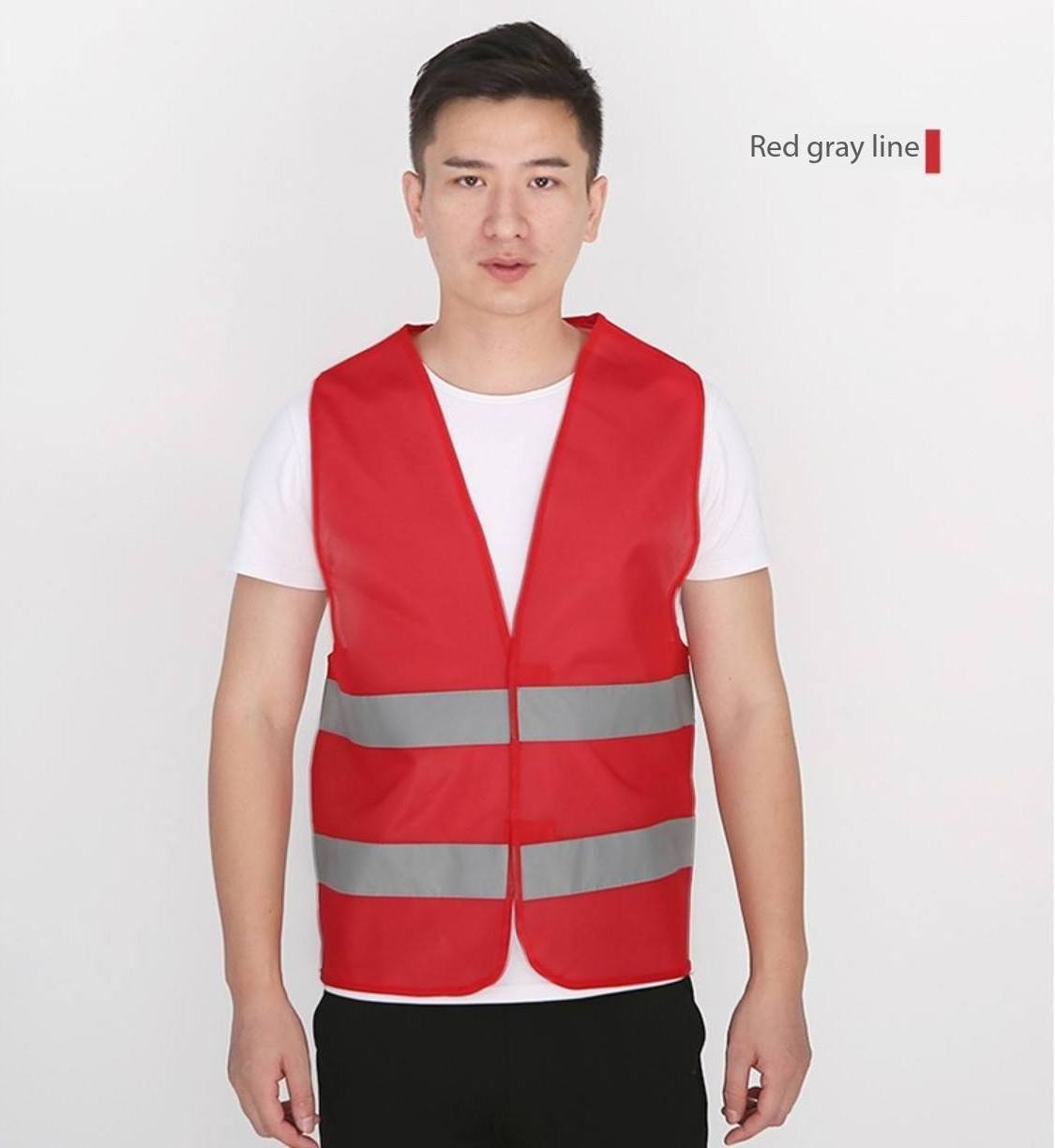 Safety reflective vest for running and cycling vest Hi Vis construction vest