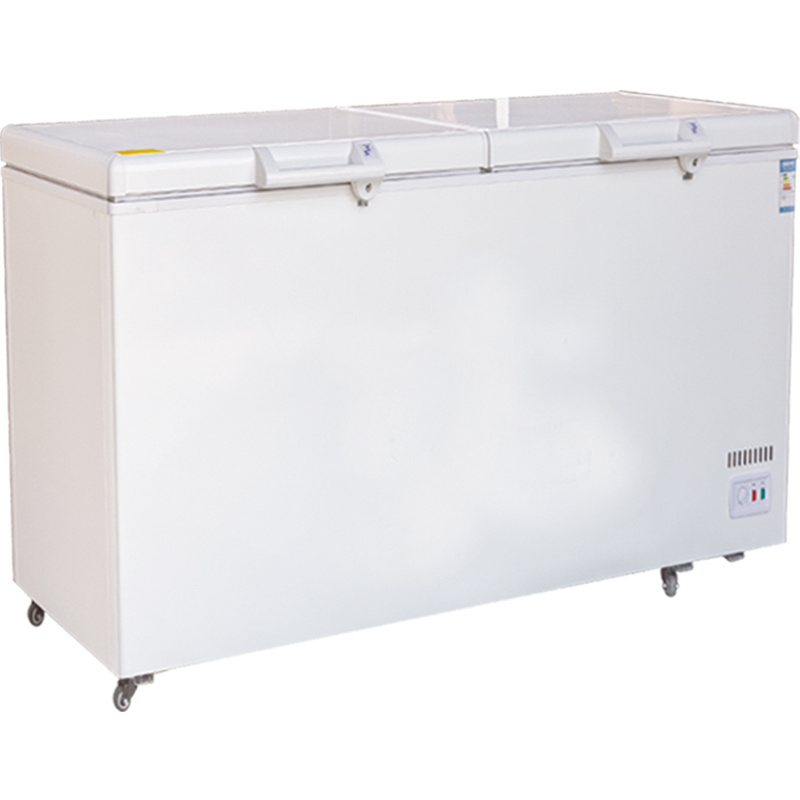 ICEAGE brand Home Commercial Deep Chest Freezer For Frozen Food Fish With Lock