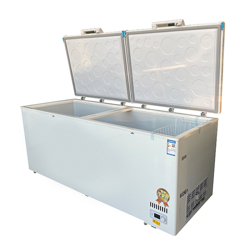 Cheap Wholesale Commercial Horizontal supermarket deep freezer 450l chest freezer