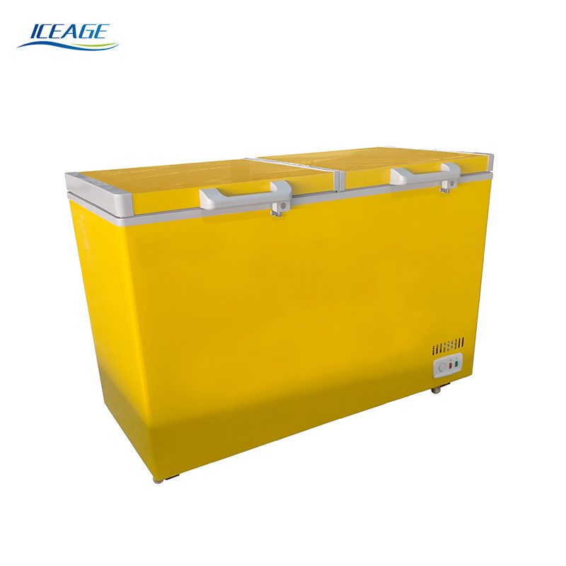 wholesale commercial cheap large double door ice cream garage ready tropical  frigidaire general deep display chest freezer