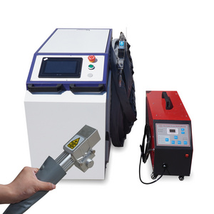 High Efficiency 1000W 1500W 2000W 3000W Portable Fiber Laser Cleaning Machine  Rust Removal