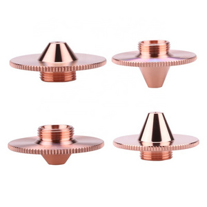 Chrome/Copper Single Double Layer Nozzle Fiber laser Precitec Nozzle for Laser Cutting Machine